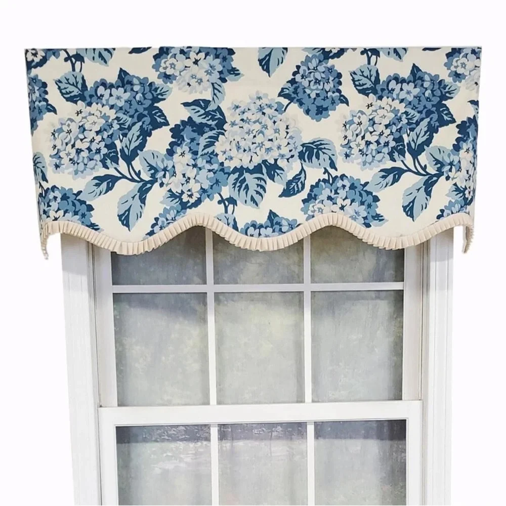 RLF Home Luxurious Summer Wind Provance Style Window Valance 50